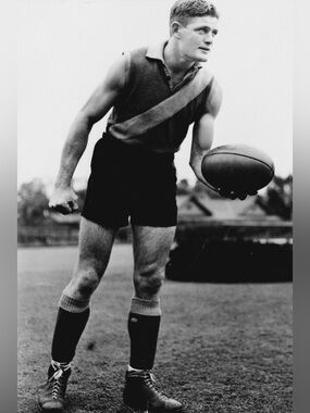 1950s Robert “Bob” Hank Australian footballer 4x6 Photo Print